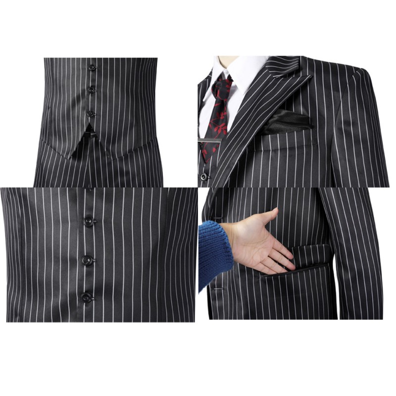 Wednesday Gomez Addams Halloween Suit The Addams Family 2 Cosplay Costume