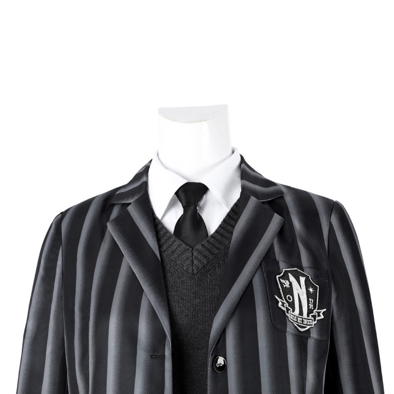 Addams Nevermore Academy Uniform Suit The Addams Family Wednesday Cosplay Costume