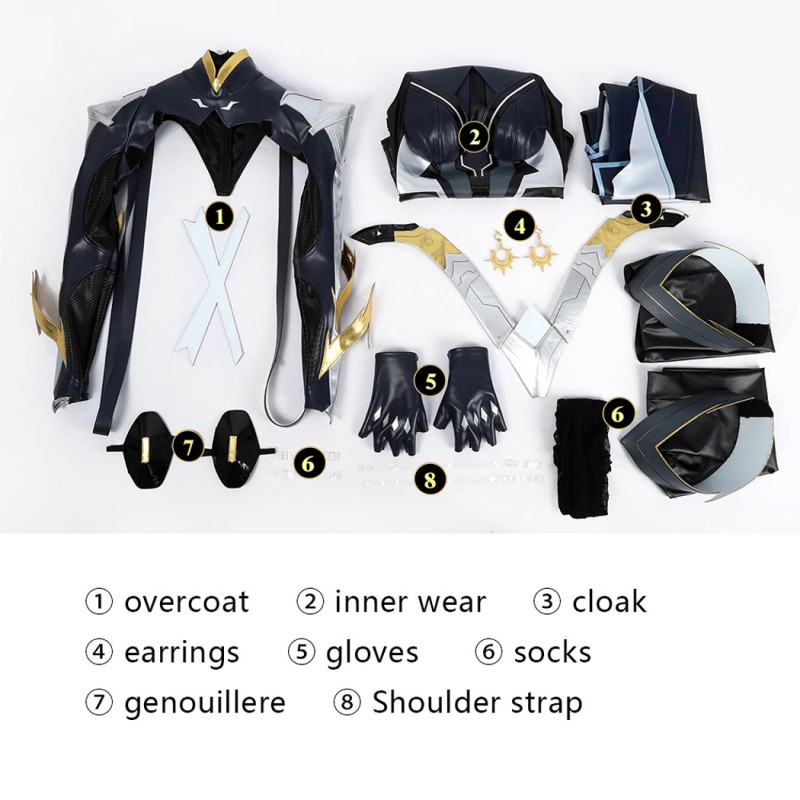 Marvel Rivals Storm Cosplay Costume Ororo Munroe Halloween Suit Female Outfits
