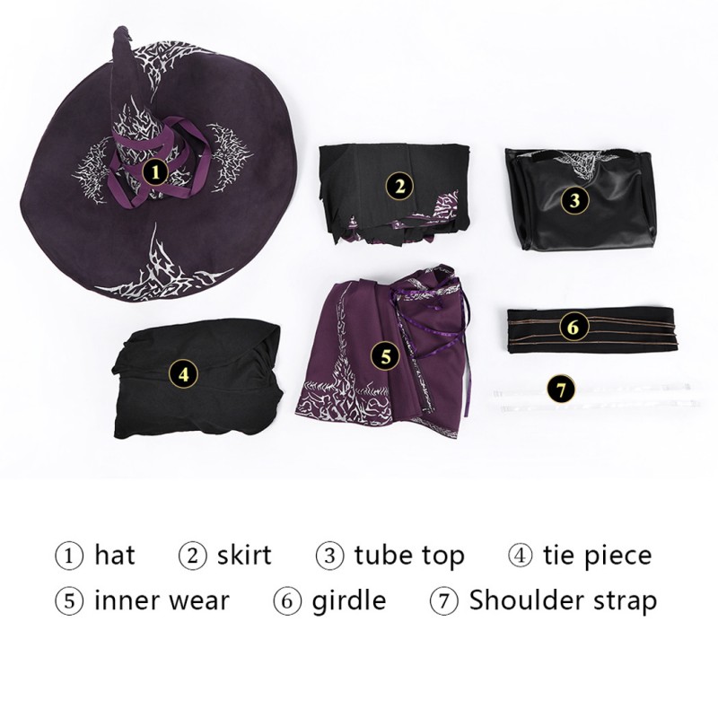 Elden Ring Nightreign Recluse Cosplay Costume Female Halloween Suit