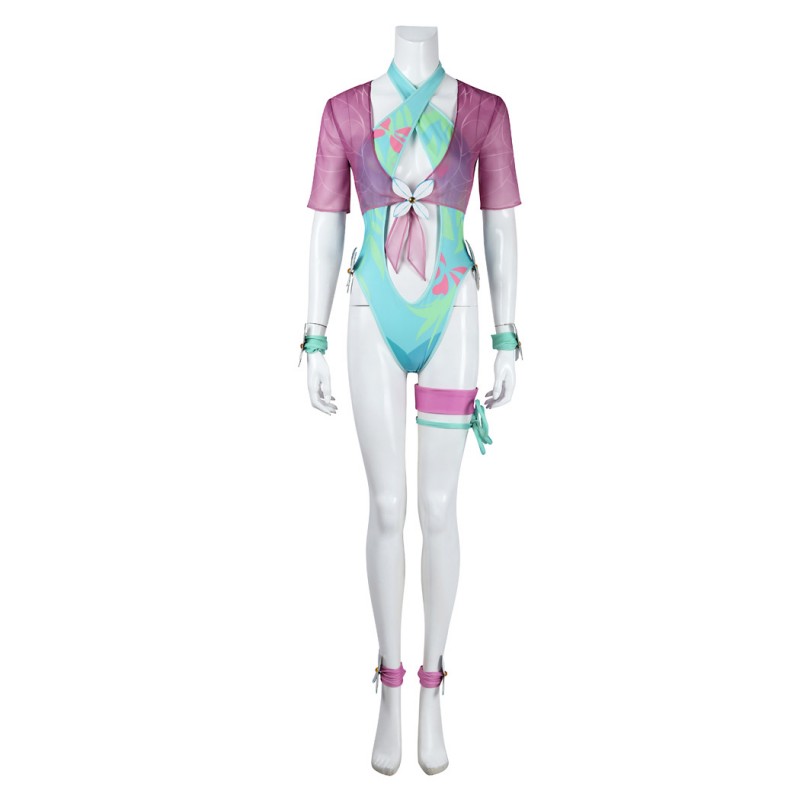 Marvel Rivals Psylocke Lady Swimsuit Cosplay Costume Betsy Braddock Halloween Suit