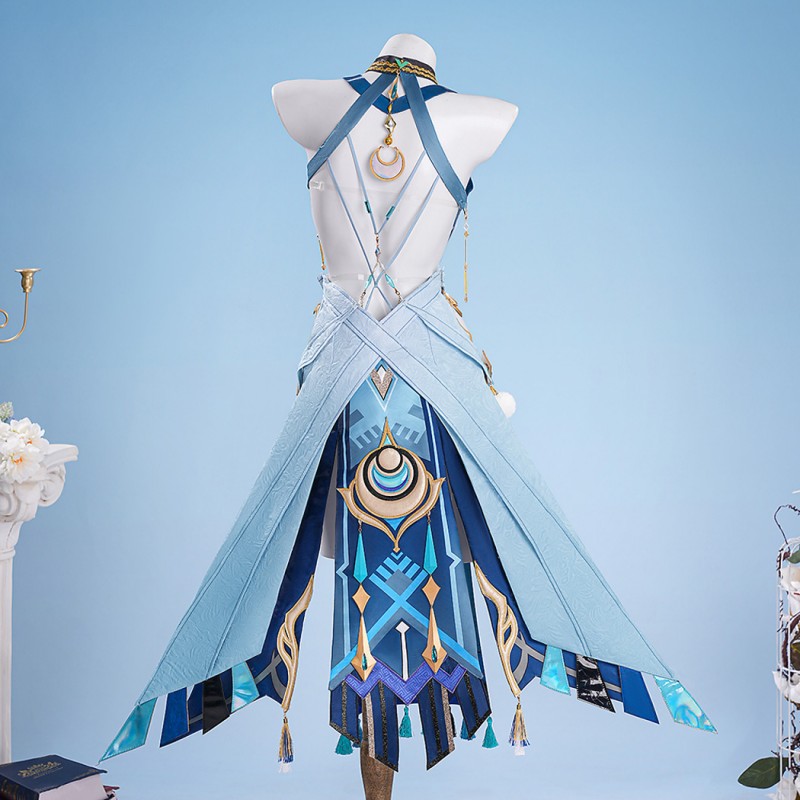 Genshin Impact Lauma Costume Game Halloween Women Cosplay Suit
