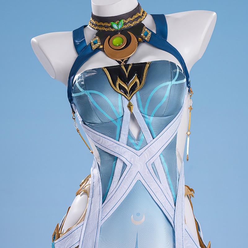 Genshin Impact Lauma Costume Game Halloween Women Cosplay Suit