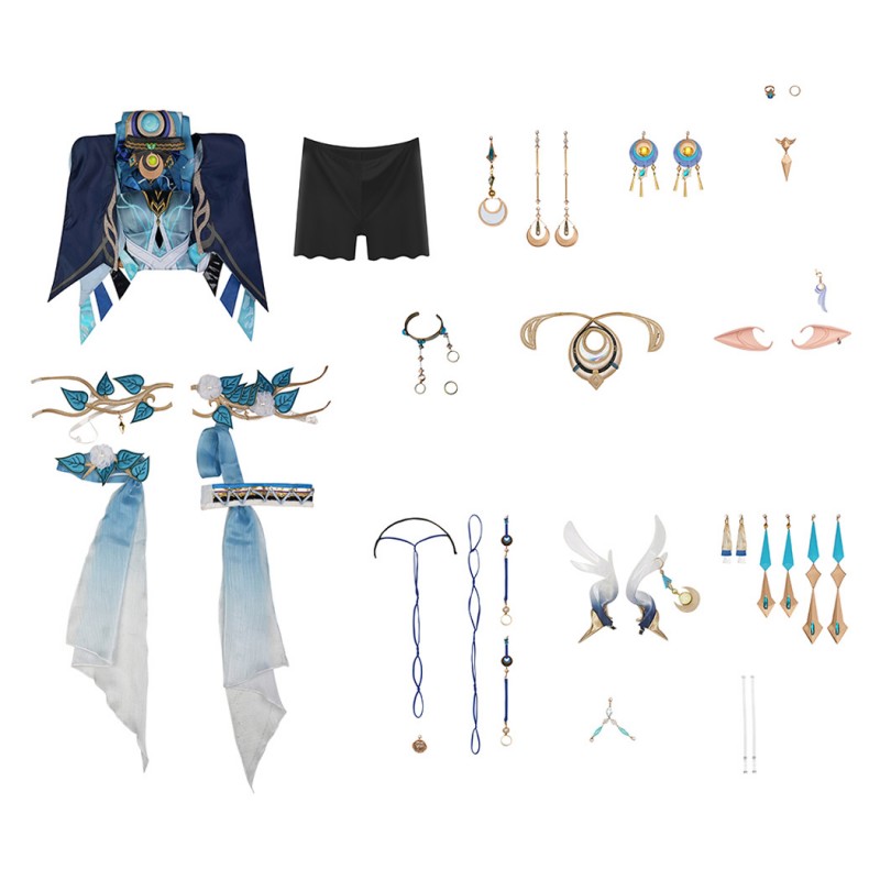 Genshin Impact Lauma Costume Game Halloween Women Cosplay Suit