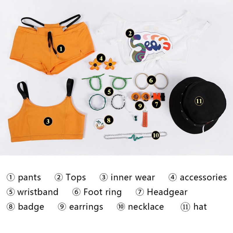 Zenless Zone Zero Belle Swimsuit Game Cosplay Costume Women Halloween Suit