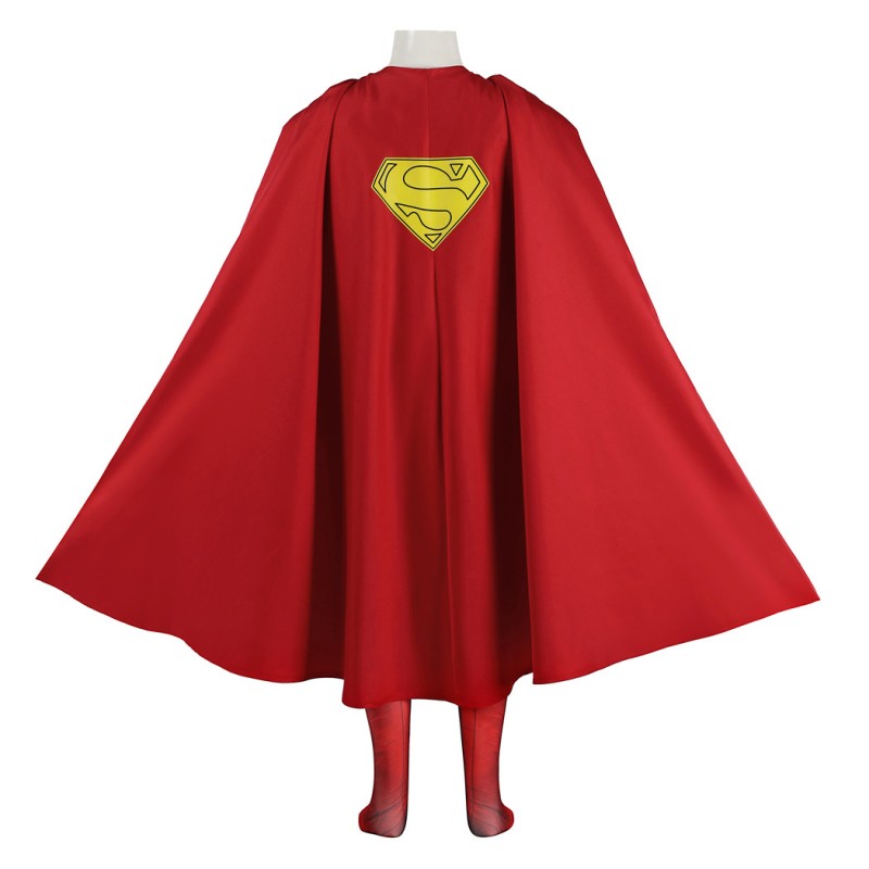 Kids Clark Kent 1978 Jumpsuit Printer Polyester Suit Christopher Reeve Cosplay Costume