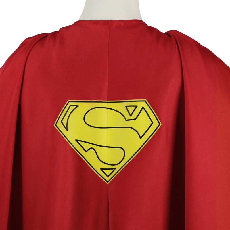 Kids Clark Kent 1978 Jumpsuit Printer Polyester Suit Christopher Reeve Cosplay Costume