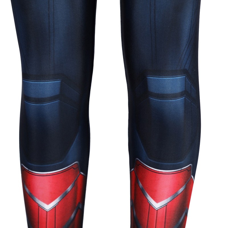 Kids Captain America 4 Brave New World Jumpsuit Printer Cosplay Costume Polyester Suit
