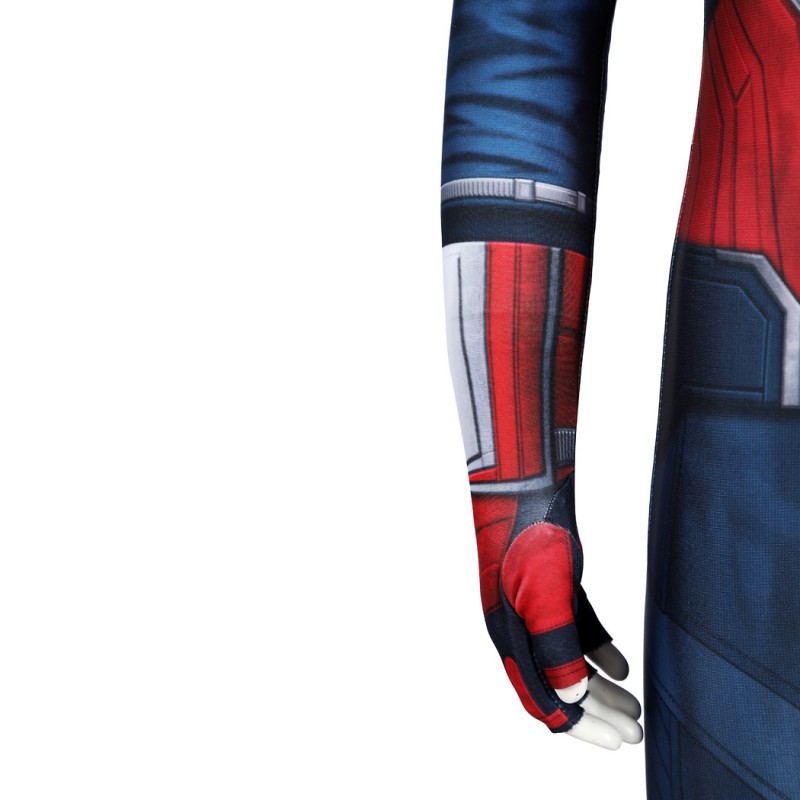 Kids Captain America 4 Brave New World Jumpsuit Printer Cosplay Costume Polyester Suit