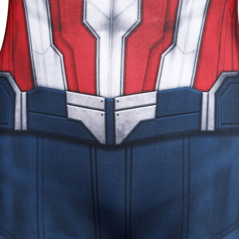 Kids Captain America 4 Brave New World Jumpsuit Printer Cosplay Costume Polyester Suit