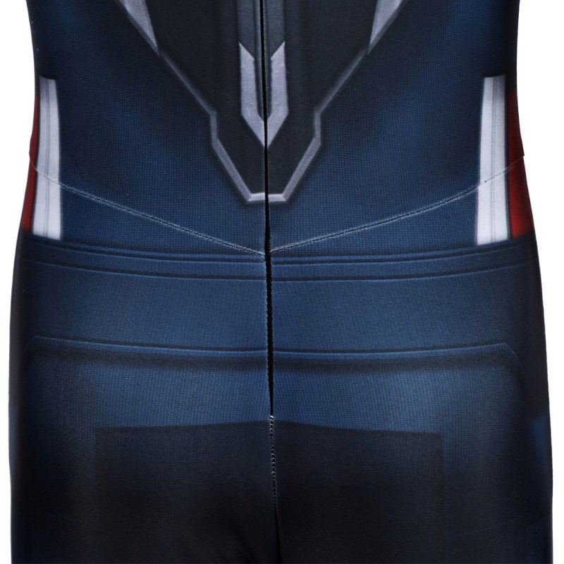 Kids Captain America 4 Brave New World Jumpsuit Printer Cosplay Costume Polyester Suit