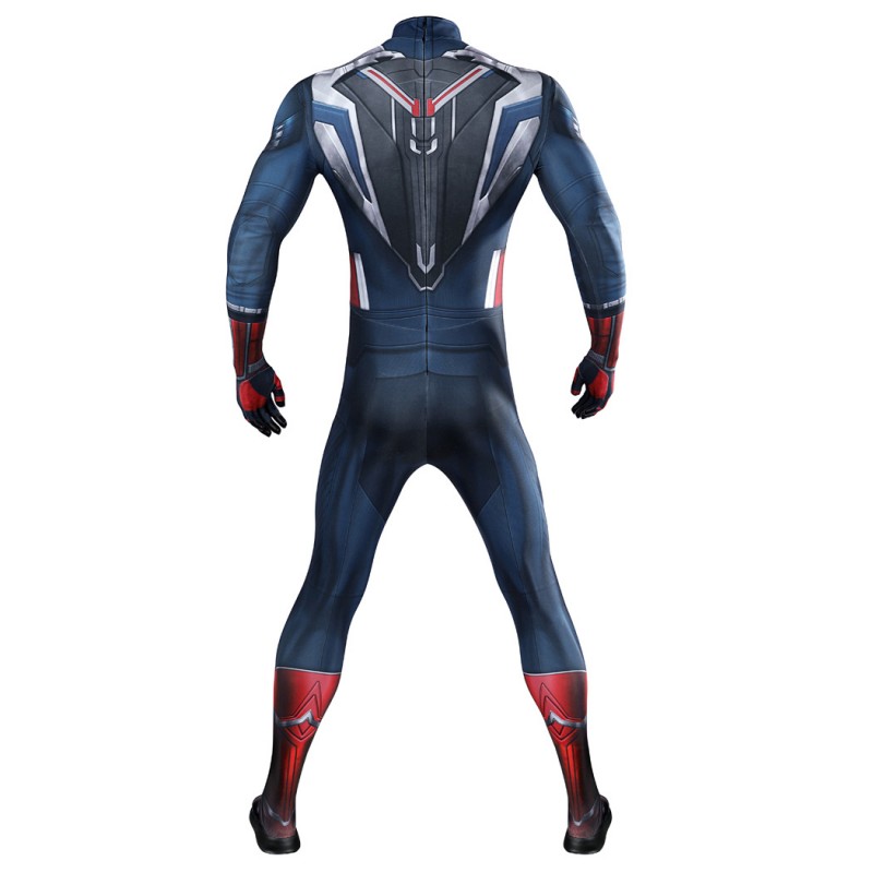 Captain America Brave New World Jumpsuit Falcon Sam Wilson Cosplay Costume Printed Suit