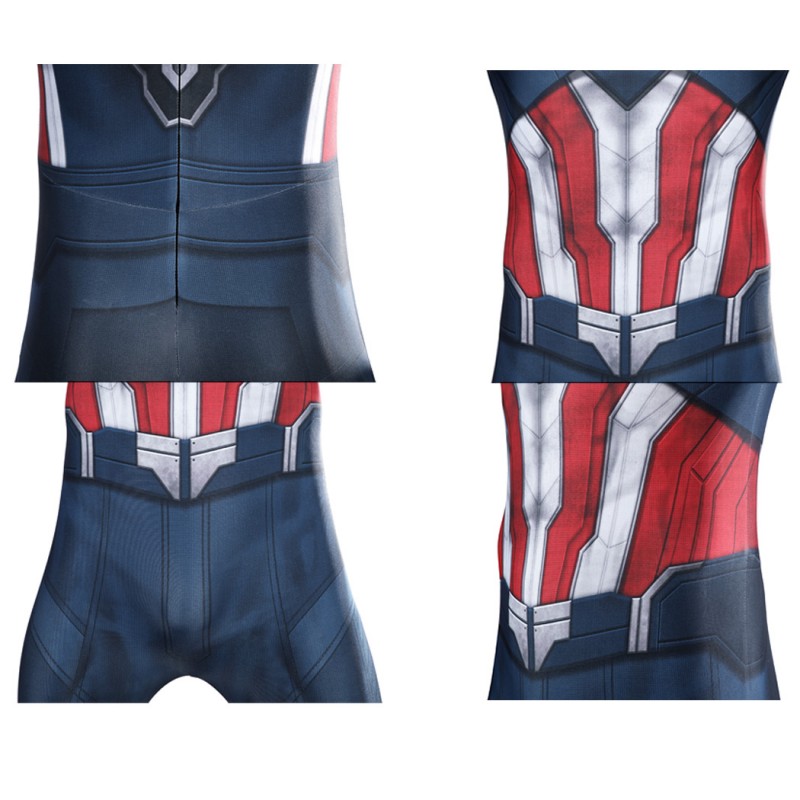 Captain America Brave New World Jumpsuit Falcon Sam Wilson Cosplay Costume Printed Suit