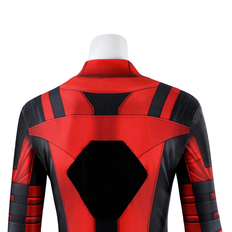 Lady Deadpool Jumpsuit Deadpool 3 Wolverine Cosplay Costume Red Suit with Accessories