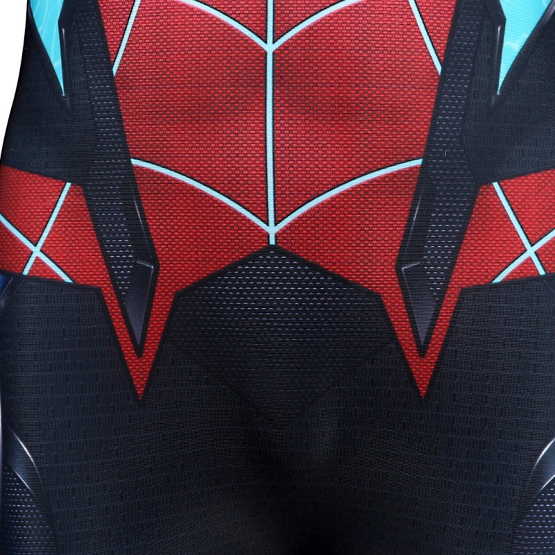 KIds Miles Morales Evolved Suit Spider-Man 2 Cosplay Costume
