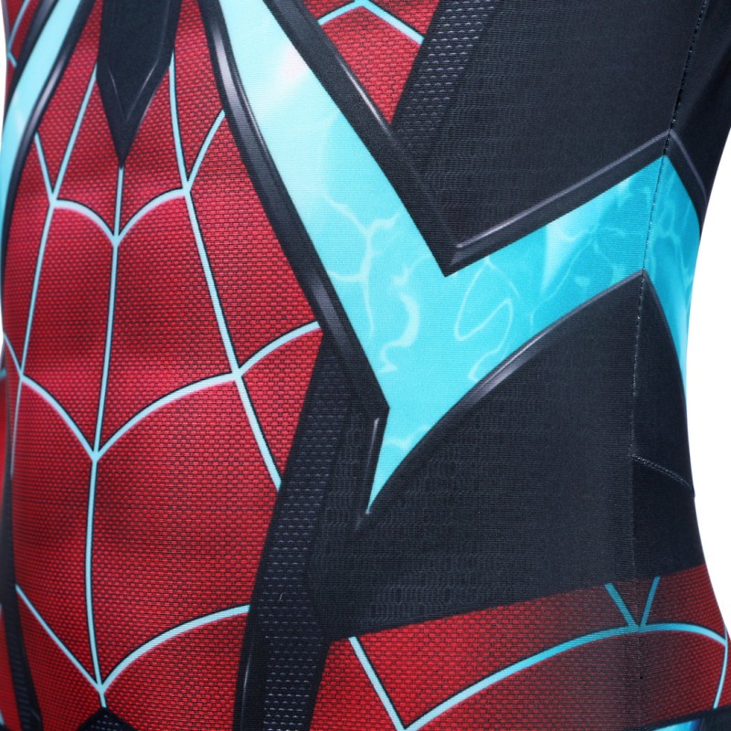 KIds Miles Morales Evolved Suit Spider-Man 2 Cosplay Costume