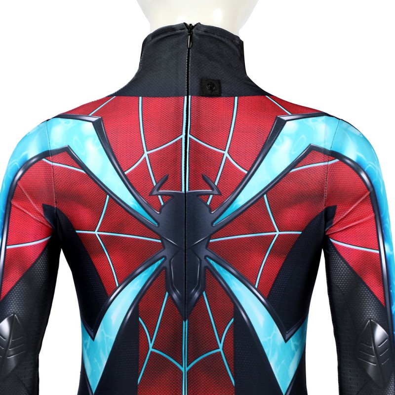 KIds Miles Morales Evolved Suit Spider-Man 2 Cosplay Costume