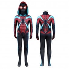 KIds Miles Morales Evolved Suit Spider-Man 2 Cosplay Costume