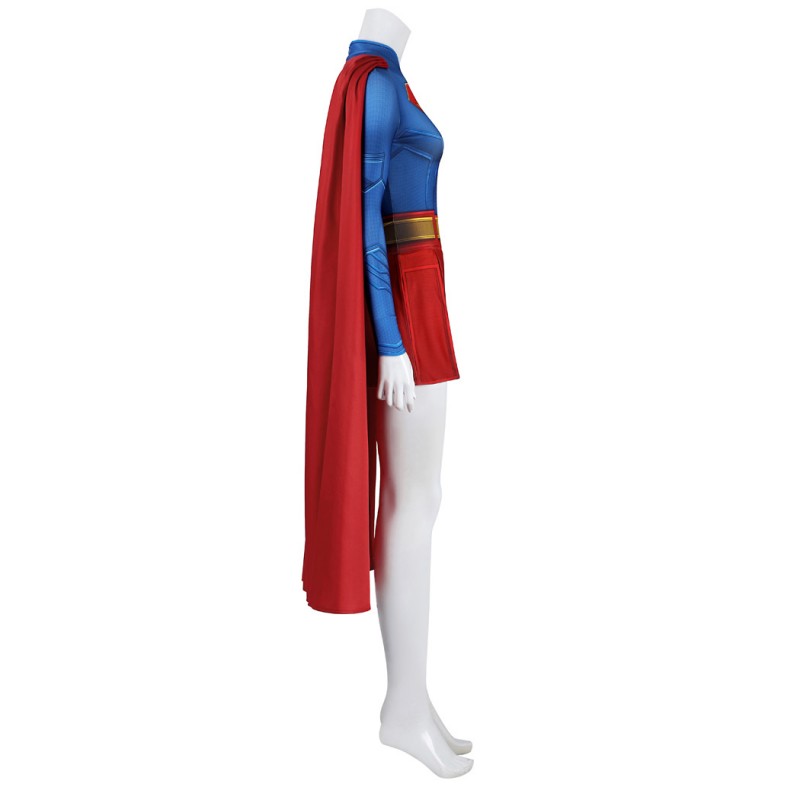 Legacy Women  Jumpsuit Milly Alcock Cosplay Costume Printed Red Suit