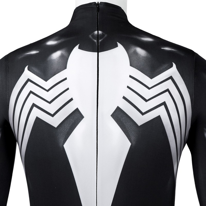 Spider-Man 2 Classic Jumpsuit Peter Parker Cosplay Costume Male Black Suit