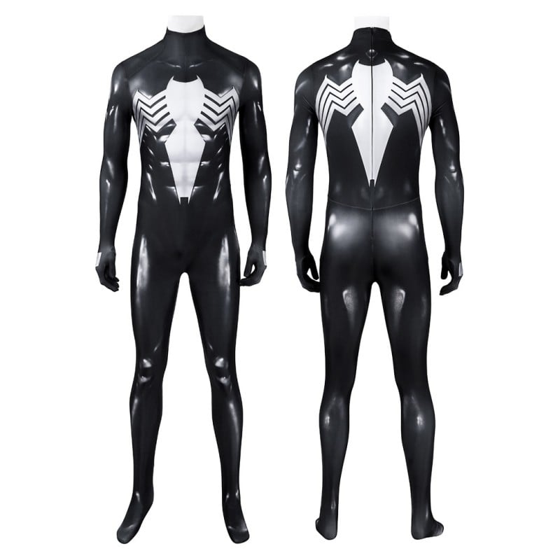 Spider-Man 2 Classic Jumpsuit Peter Parker Cosplay Costume Male Black Suit