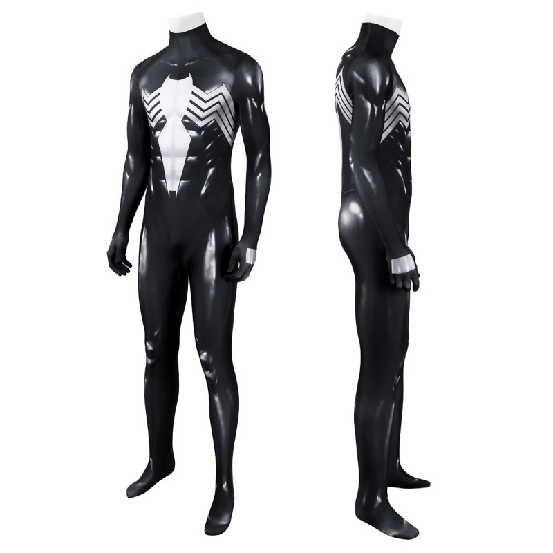 Spider-Man 2 Classic Jumpsuit Peter Parker Cosplay Costume Male Black Suit