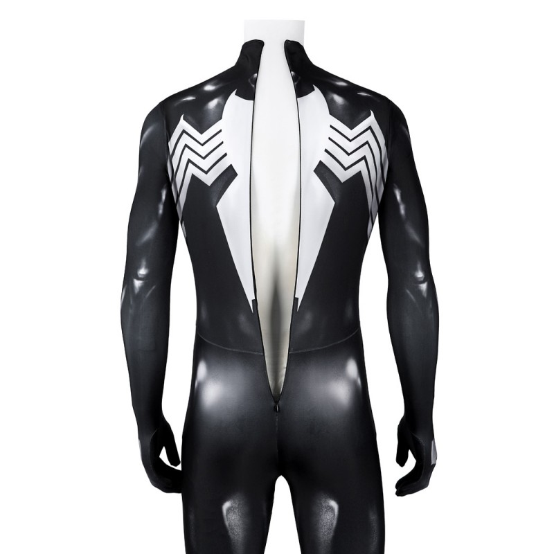 Spider-Man 2 Classic Jumpsuit Peter Parker Cosplay Costume Male Black Suit
