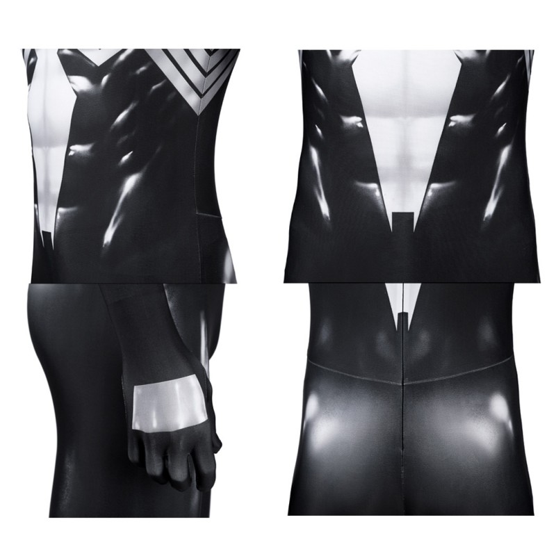 Spider-Man 2 Classic Jumpsuit Peter Parker Cosplay Costume Male Black Suit