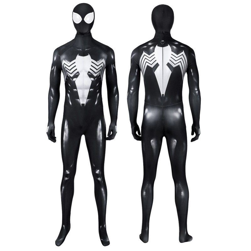 Spider-Man 2 Classic Jumpsuit Peter Parker Cosplay Costume Male Black Suit