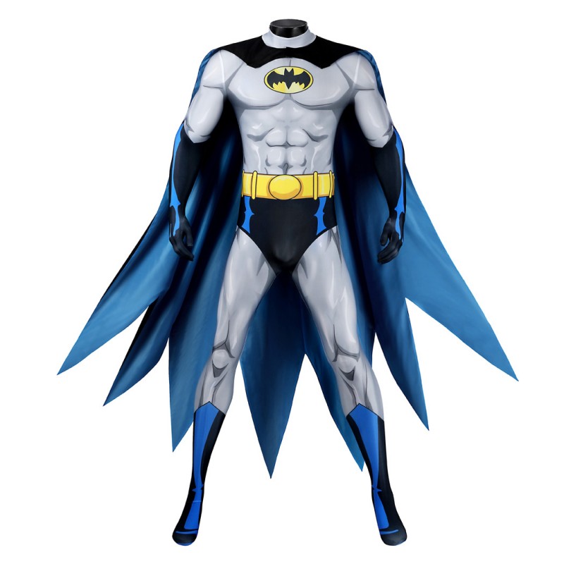 Bruce Wayne Costume The Bat Season 1 Cosplay Suit Men Printed Outfit
