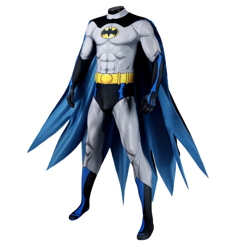 Bruce Wayne Costume The Bat Season 1 Cosplay Suit Men Printed Outfit