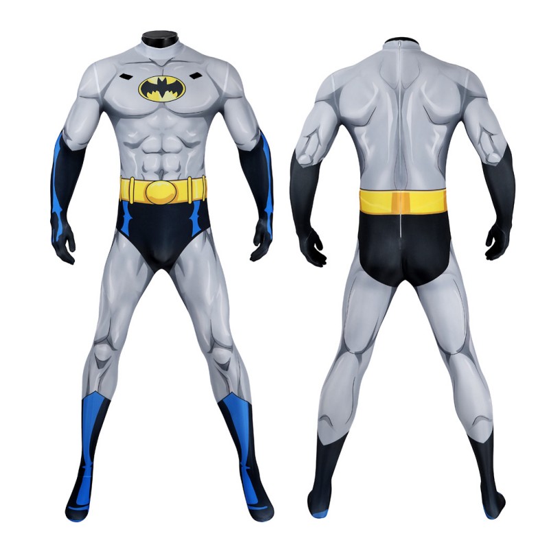 Bruce Wayne Costume The Bat Season 1 Cosplay Suit Men Printed Outfit