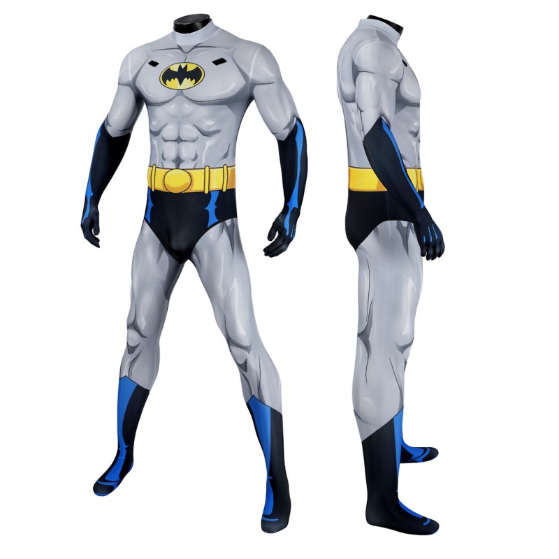 Bruce Wayne Costume The Bat Season 1 Cosplay Suit Men Printed Outfit