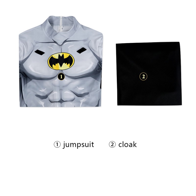 Bruce Wayne Costume The Bat Season 1 Cosplay Suit Men Printed Outfit