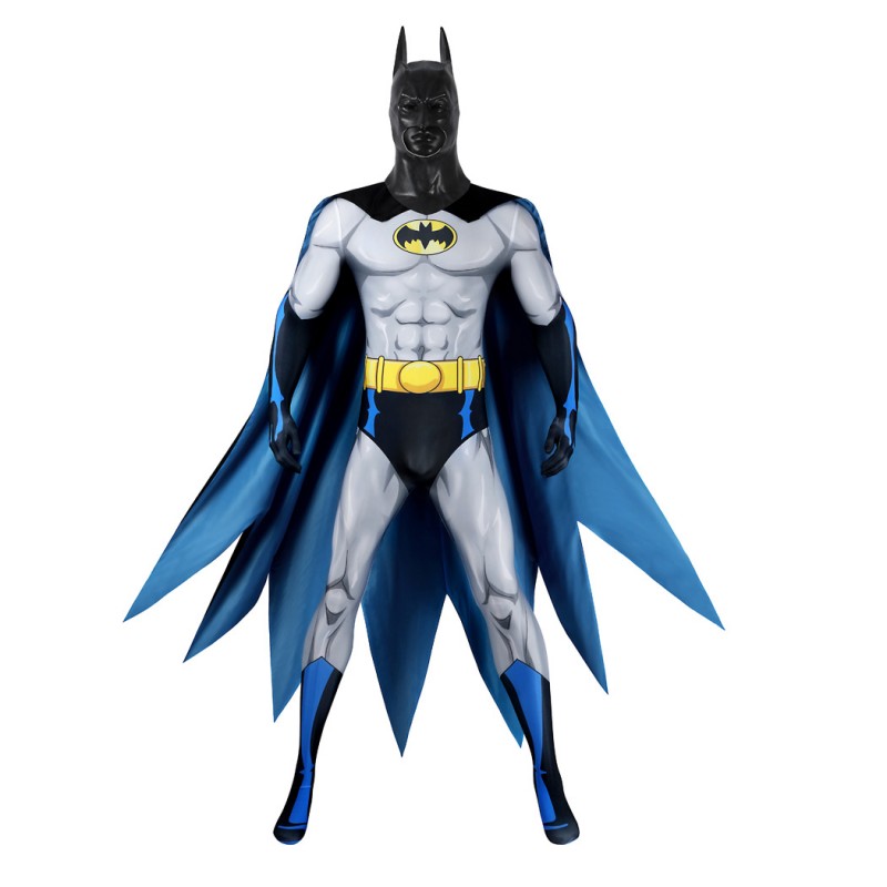 Bruce Wayne Costume The Bat Season 1 Cosplay Suit Men Printed Outfit