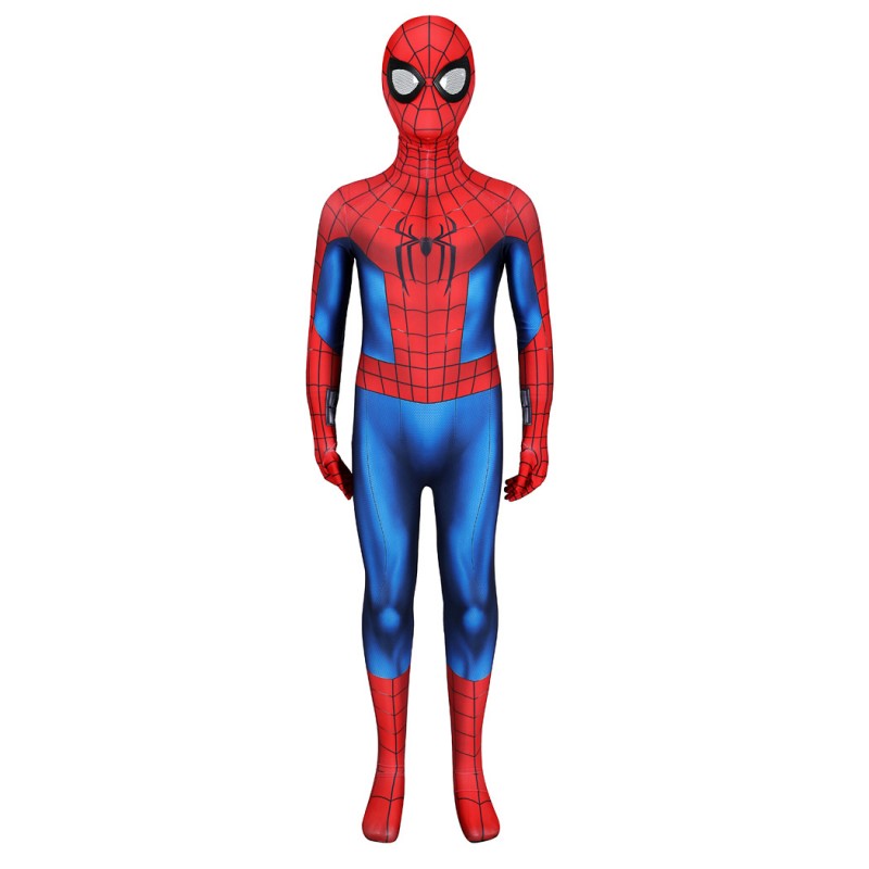 Kids Spider-Man Brand New Day Jumpsuit Peter Parker Cosplay Costumes Printed Suit