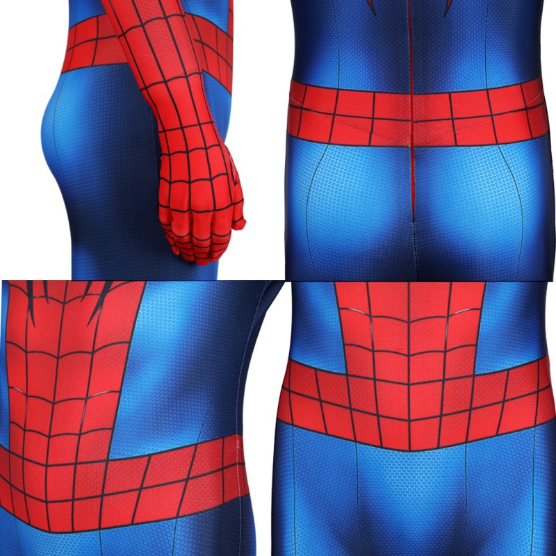 Kids Spider-Man Brand New Day Jumpsuit Peter Parker Cosplay Costumes Printed Suit