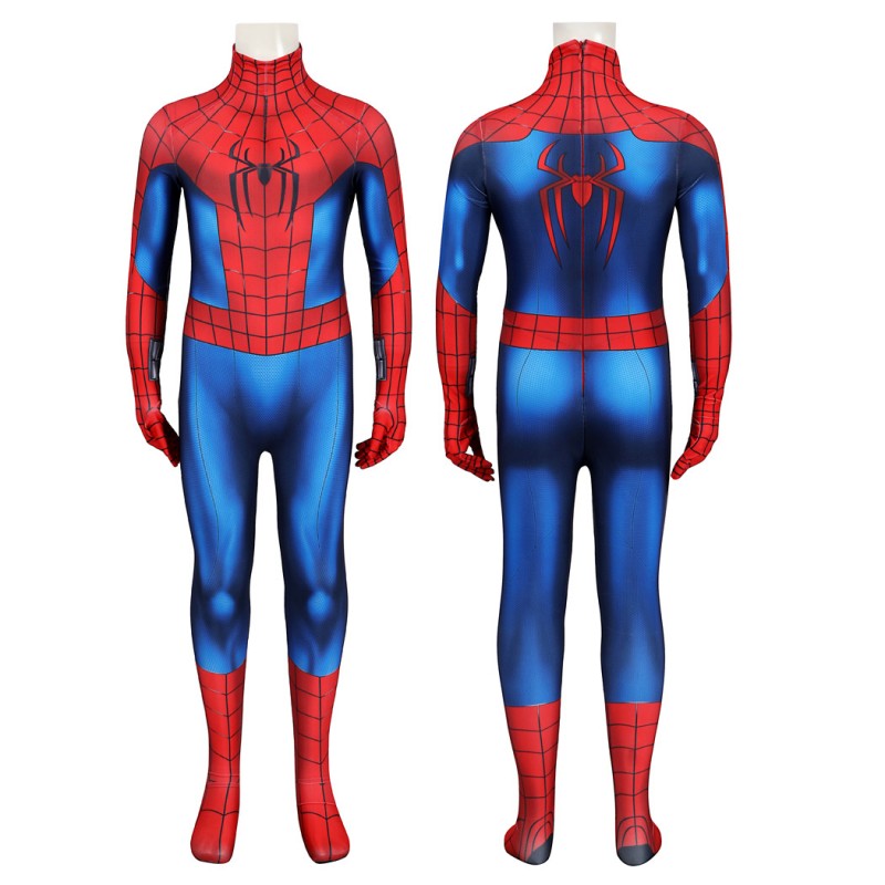 Kids Spider-Man Brand New Day Jumpsuit Peter Parker Cosplay Costumes Printed Suit