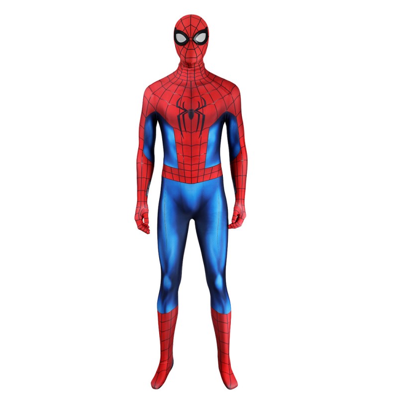 Spider-Man Brand New Day Jumpsuit Peter Parker Cosplay Costume Printed Suit