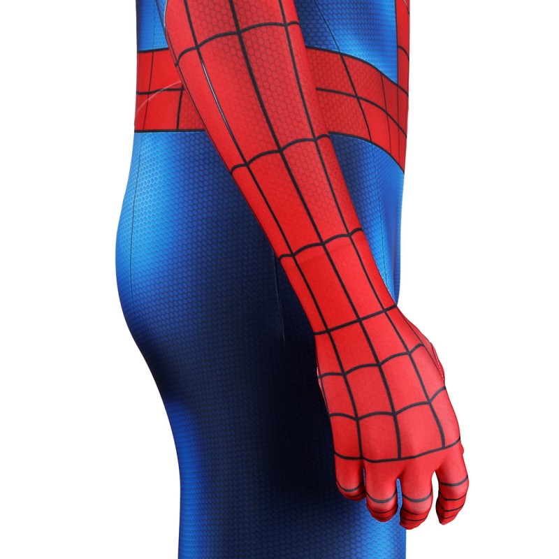 Spider-Man Brand New Day Jumpsuit Peter Parker Cosplay Costume Printed Suit