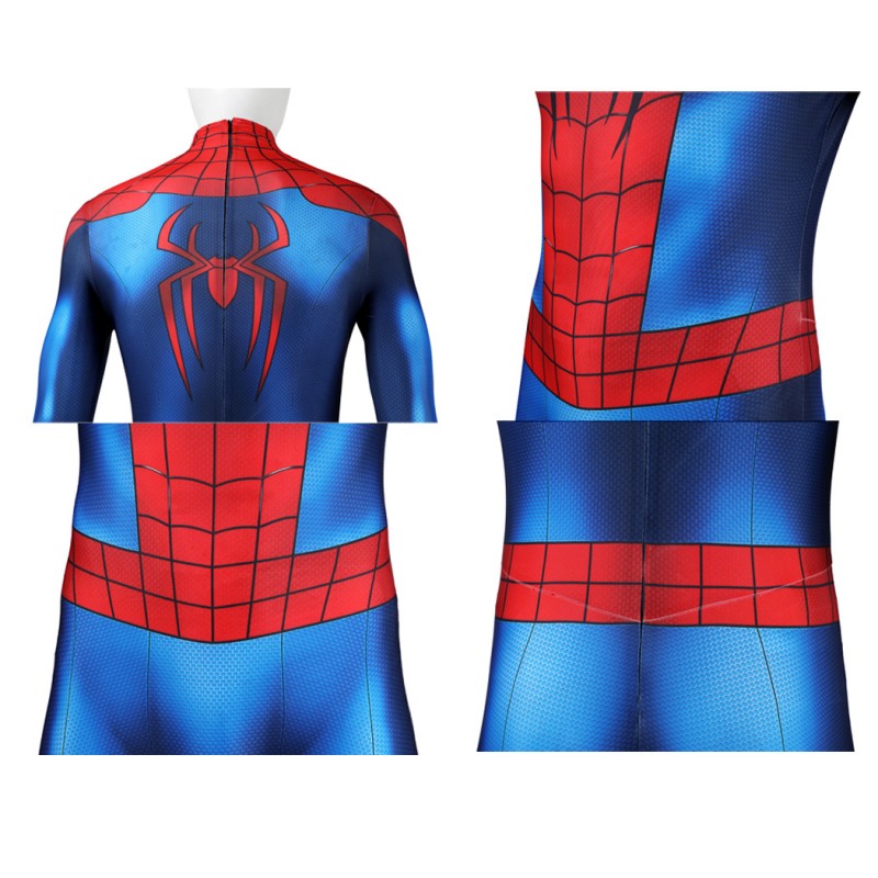 Spider-Man Brand New Day Jumpsuit Peter Parker Cosplay Costume Printed Suit