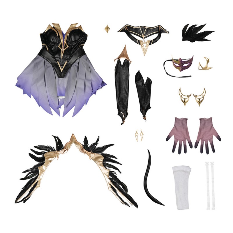 Marvel Rivals Dagger Cosplay Costume Game Woman Dress Halloween Suit