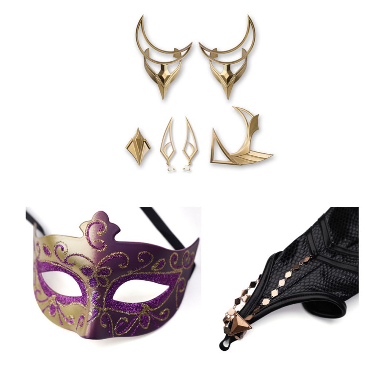 Marvel Rivals Dagger Cosplay Costume Game Woman Dress Halloween Suit