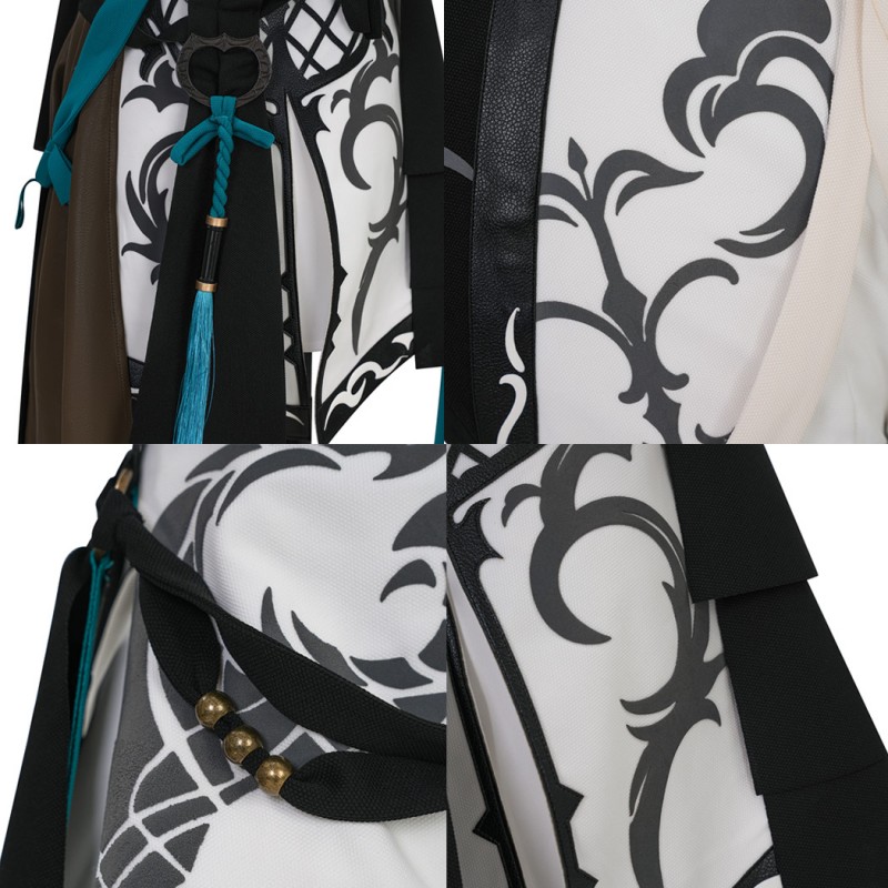 Final Fantasy XIV Monk Halloween Suit FF14 Cosplay Costume School Uniform Outfits