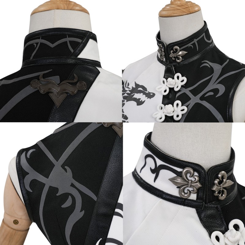 Final Fantasy XIV Monk Halloween Suit FF14 Cosplay Costume School Uniform Outfits