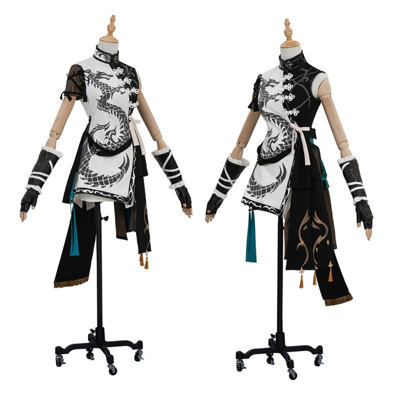 Final Fantasy XIV Monk Halloween Suit FF14 Cosplay Costume School Uniform Outfits