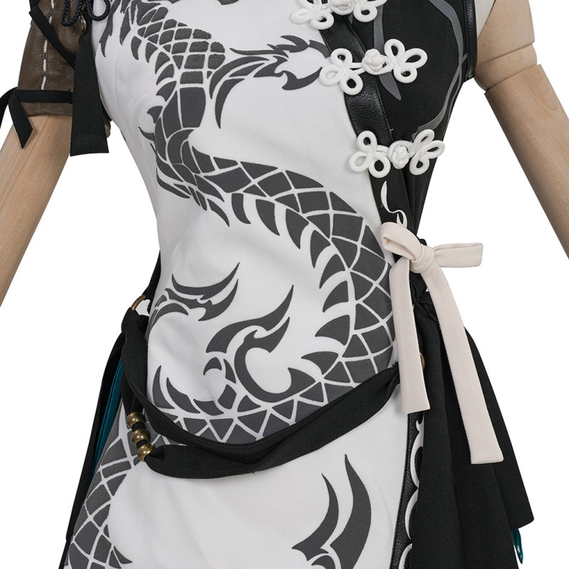 Final Fantasy XIV Monk Halloween Suit FF14 Cosplay Costume School Uniform Outfits