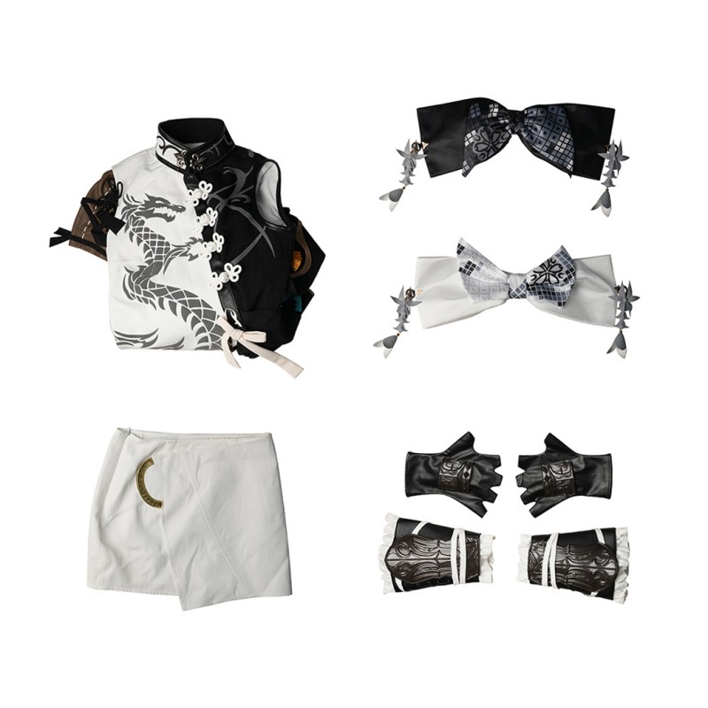 Final Fantasy XIV Monk Halloween Suit FF14 Cosplay Costume School Uniform Outfits