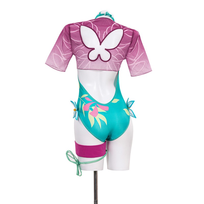 Marvel Rivals Psylocke Cosplay Costume Betsy Braddock Woman Swimsuit Halloween Outfits