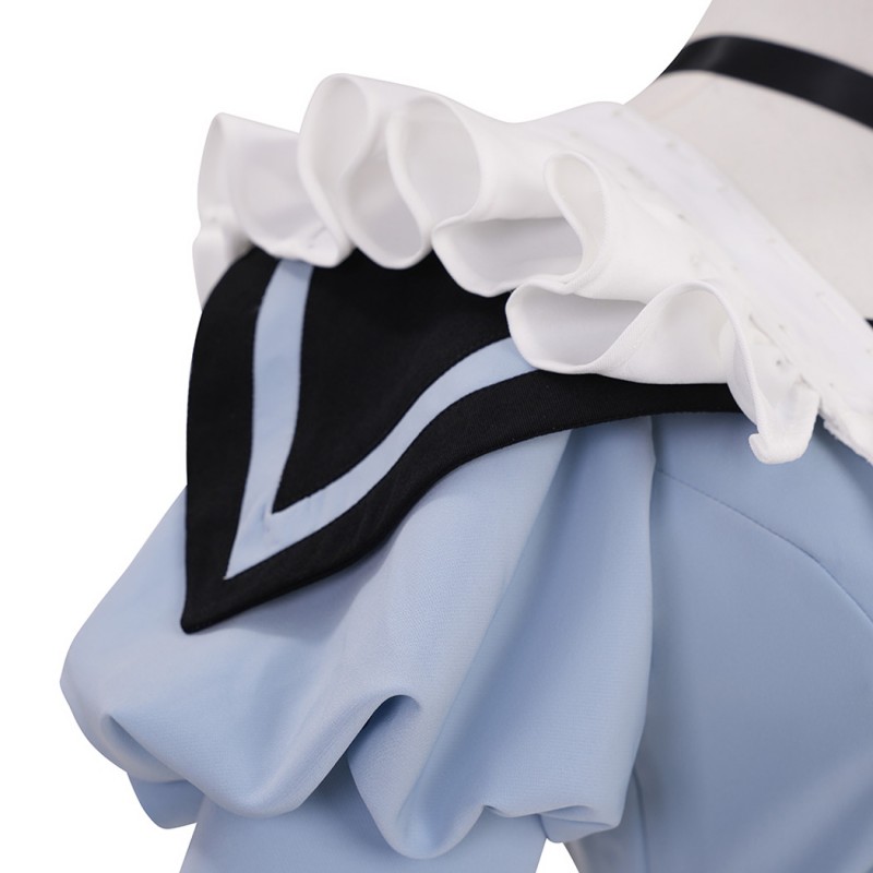 Final Fantasy XIV Blue Suit FF14 Cosplay Costume Women Dress Halloween Outfits